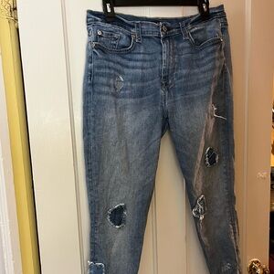 7 For All Mankind patched skinny Jeans